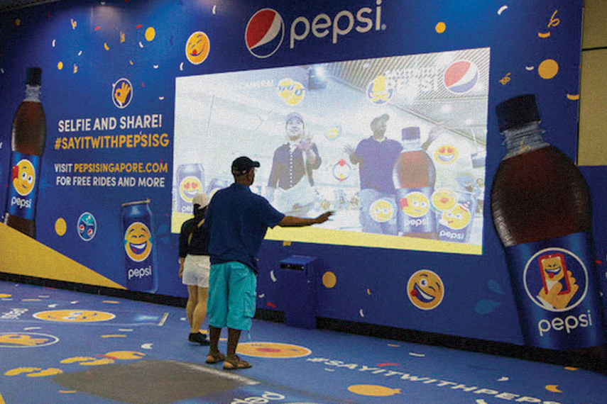 Immersive OOH campaign from Pepsi in Asia
