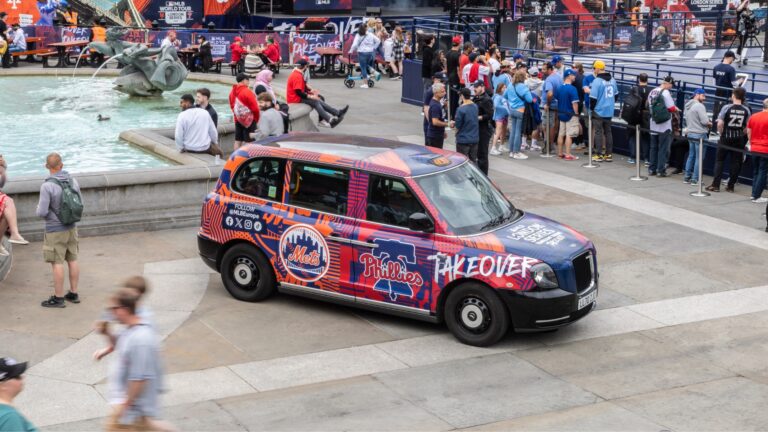 Experiential Taxi Campaign - Excite Out Of Home An example of using a taxi as part of an experiential activation in London.