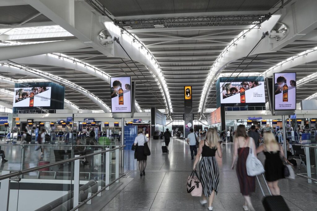 Advertising at Heathrow Airport - Excite Out Of Home Advertising at Heathrow Airport