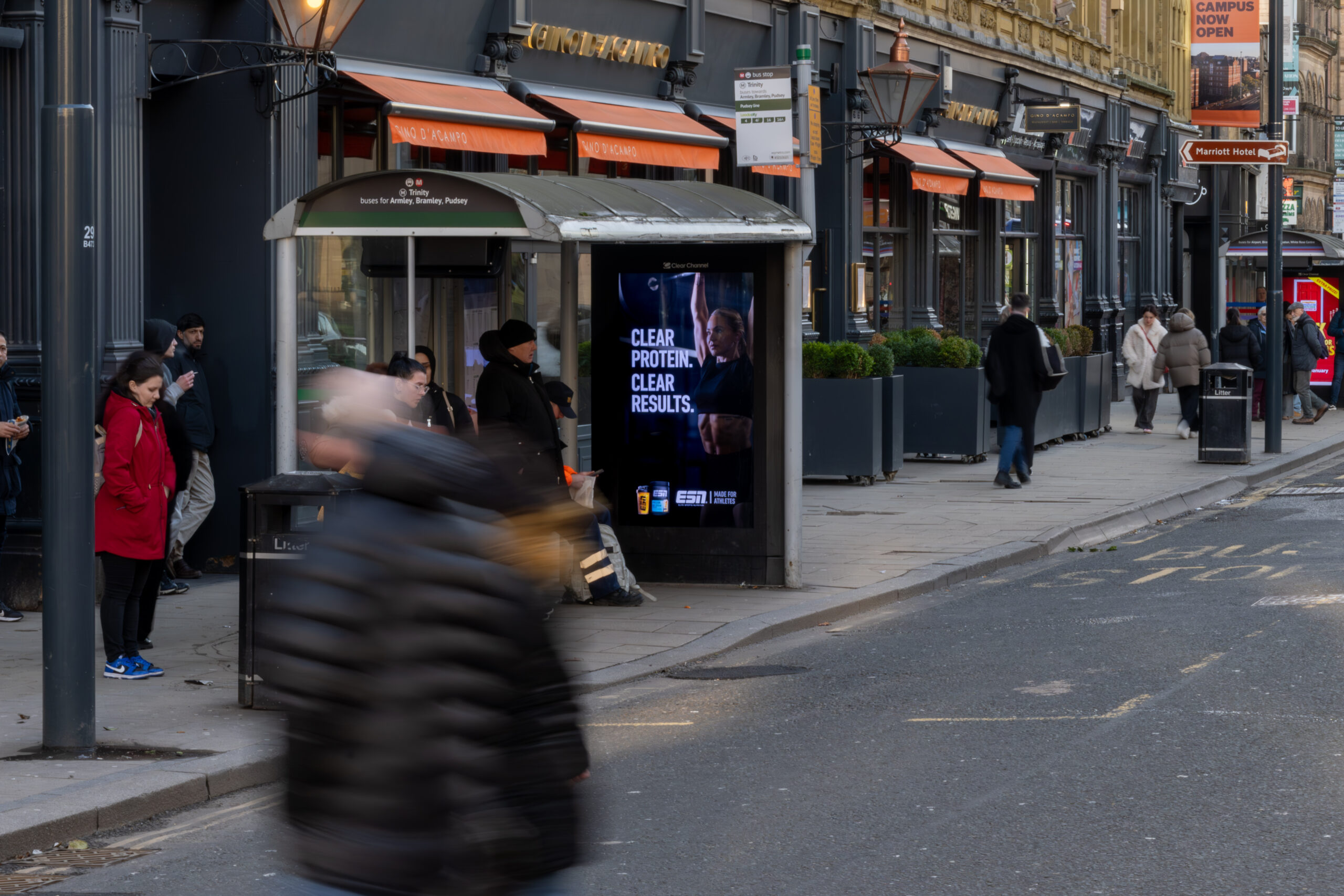 Leeds Digital Bus Stop Advertising - Excite Out Of Home Leeds Digital Bus Stop Advertising