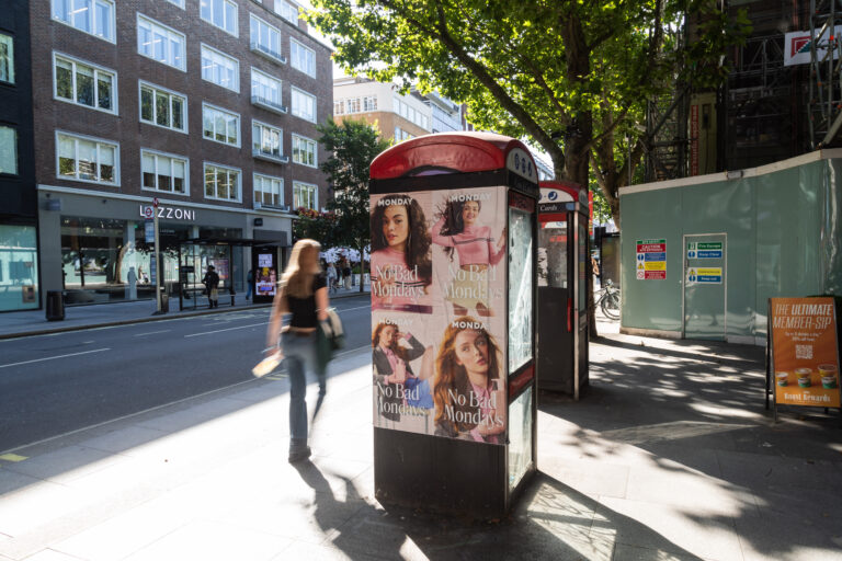 Beauty brand flyposting
