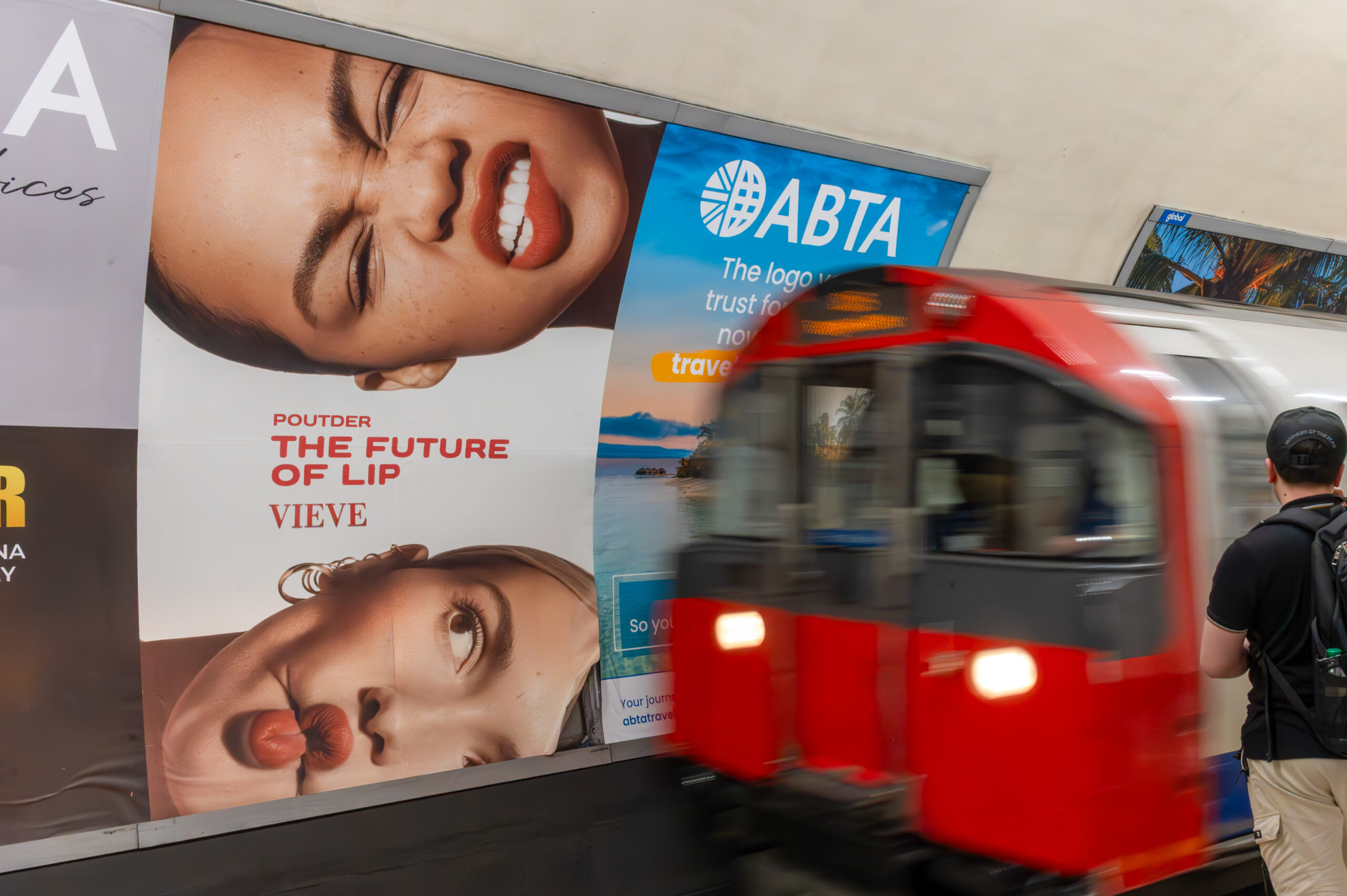 Beauty London Underground Advertising