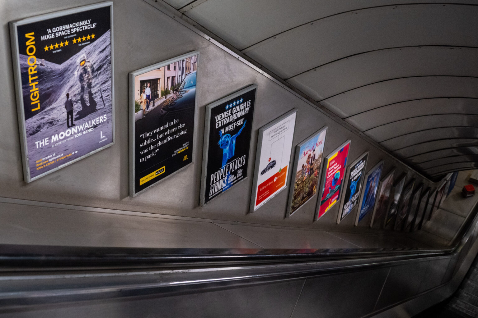 Escalator Panel Advertising - London Underground