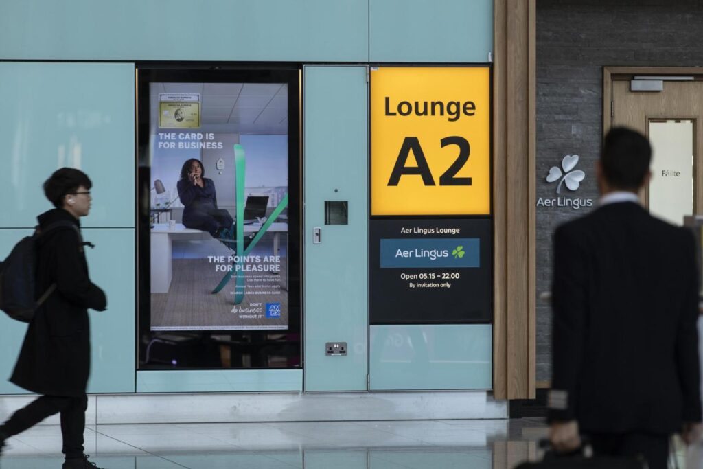 Airport Lounge Advertising