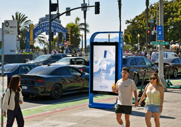 Out-of-home advertising in Los Angeles as part of a national campaign