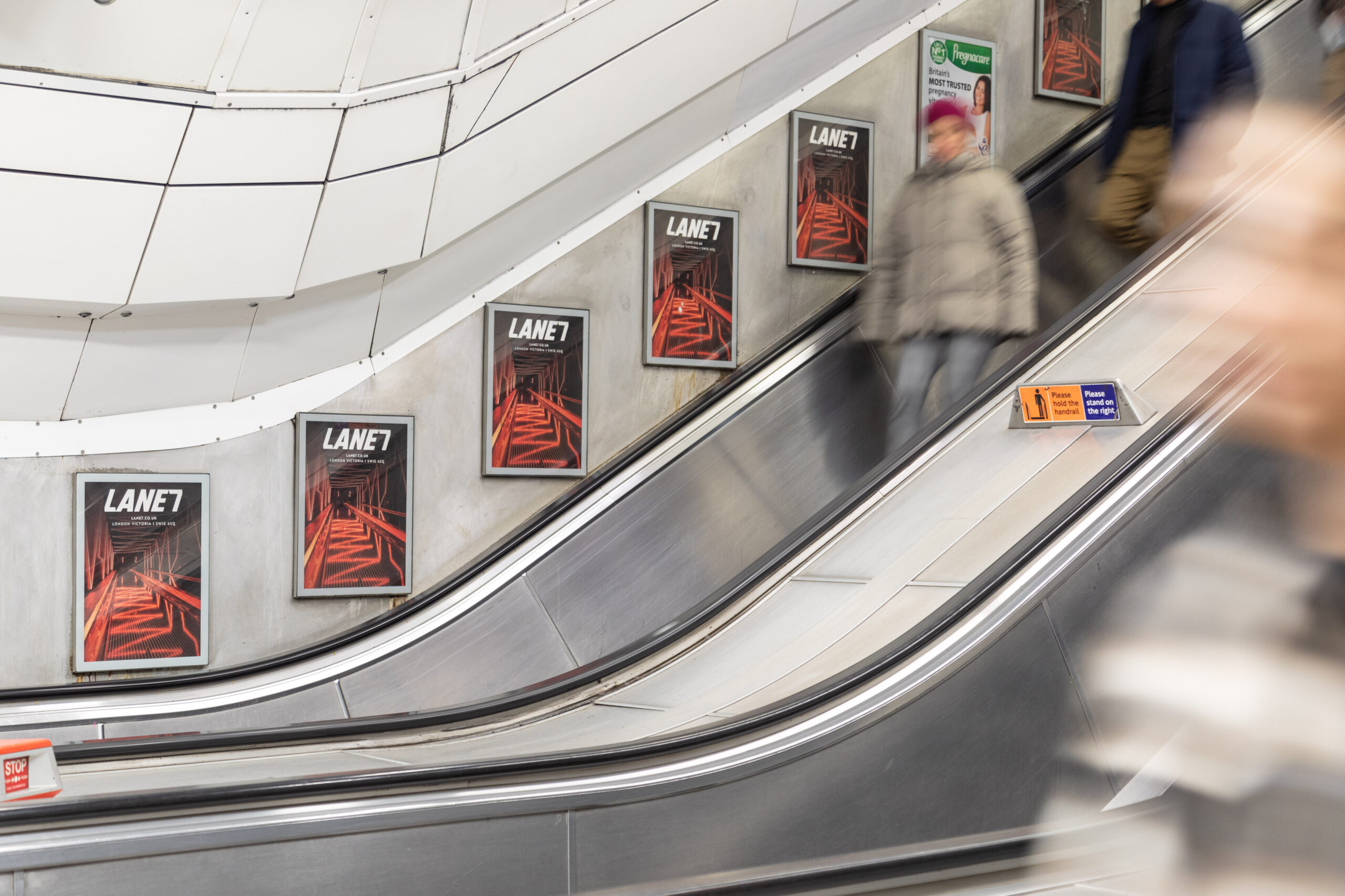 Escalator Poster Takeover London