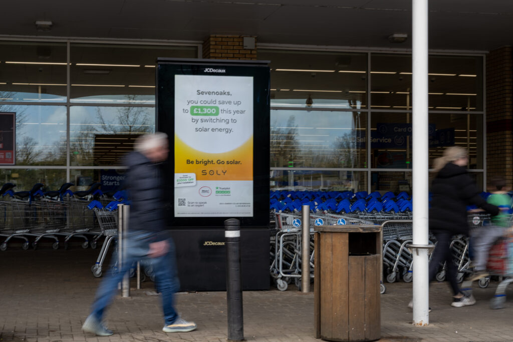 Tesco Entrance Screen Advertising