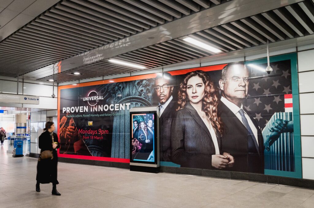 London Underground Wall Takeover